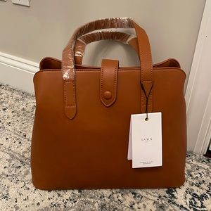 Fawn Satchel Bag - Brown Matte